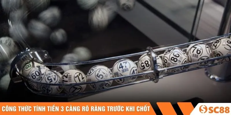 Công thức tính tiền 3 càng rõ ràng trước khi chốt